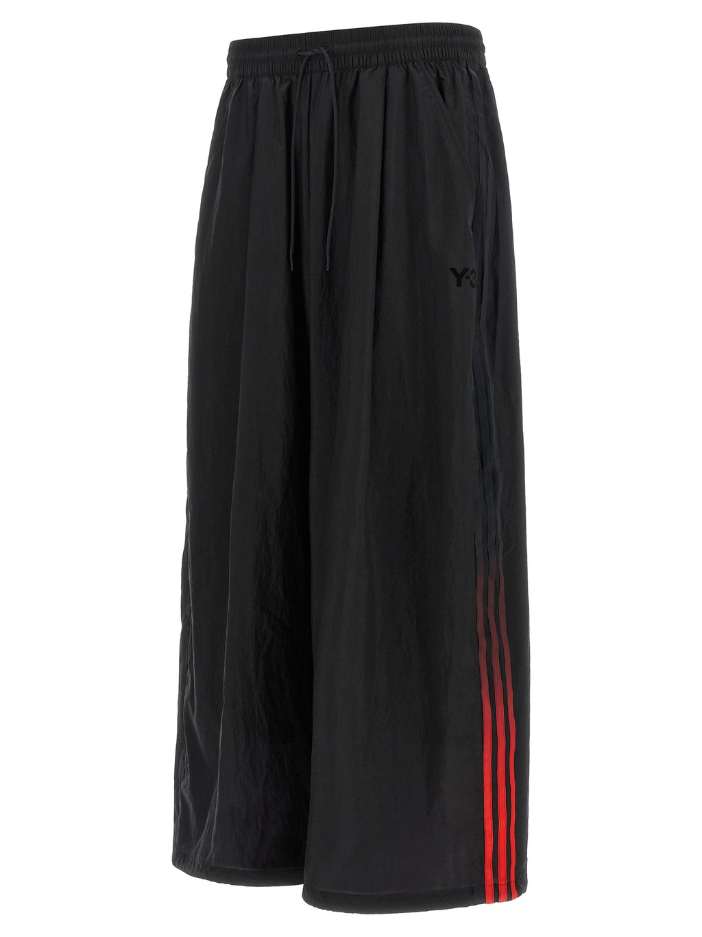 Black Polyamide Athletic Pants