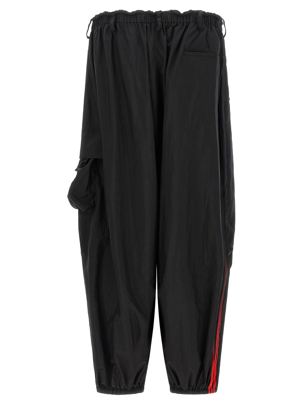 Black Polyamide Cargo Pants