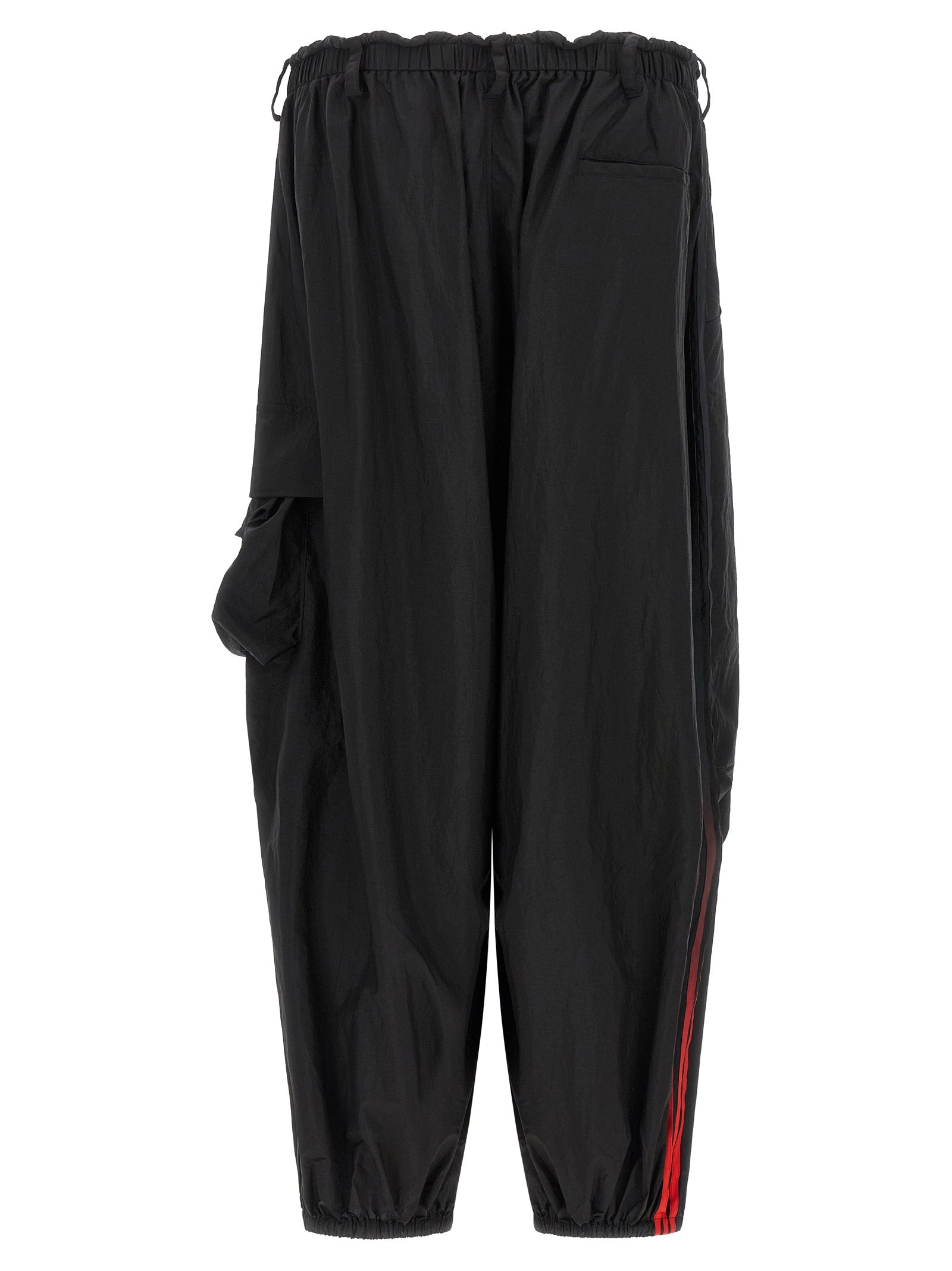 Black Polyamide Cargo Pants