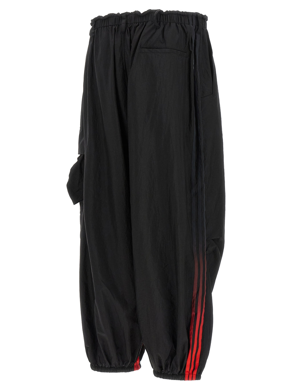 Black Polyamide Cargo Pants