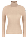 Beige Virgin Wool Cardigan