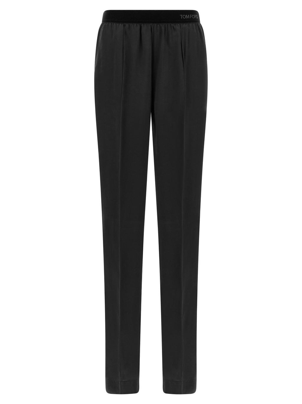 Black Silk Bottoms Sleepwear
