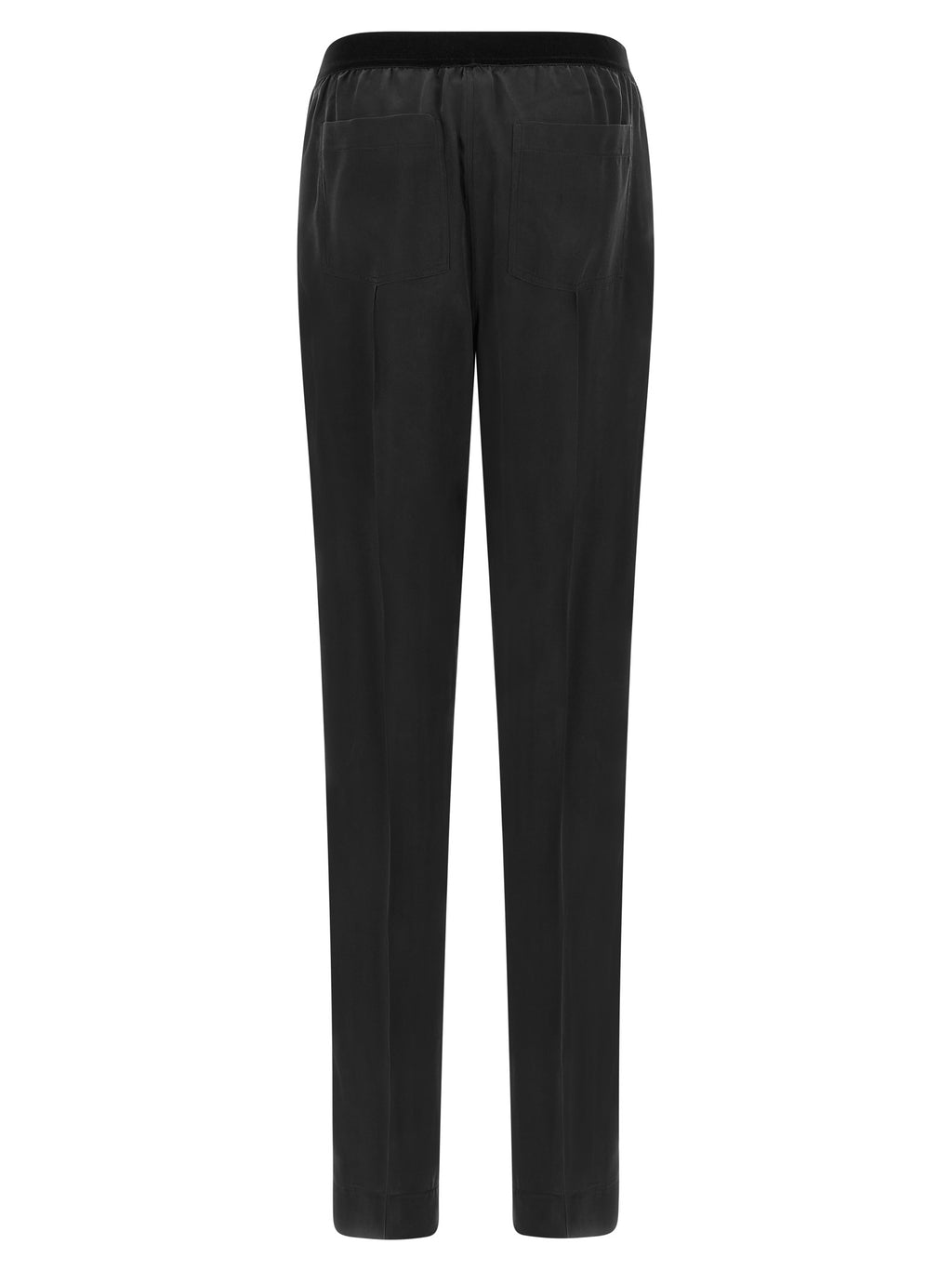 Black Silk Bottoms Sleepwear