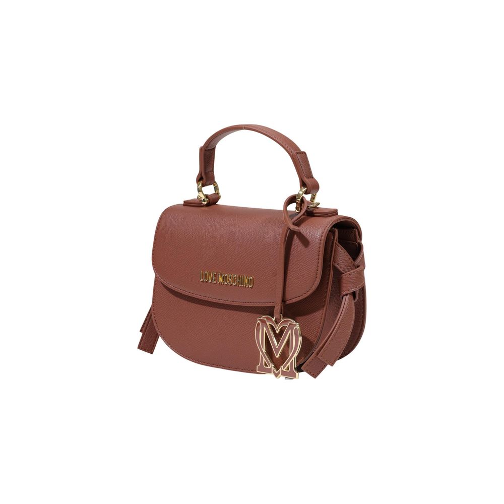 Brown Polyethylene Handbag