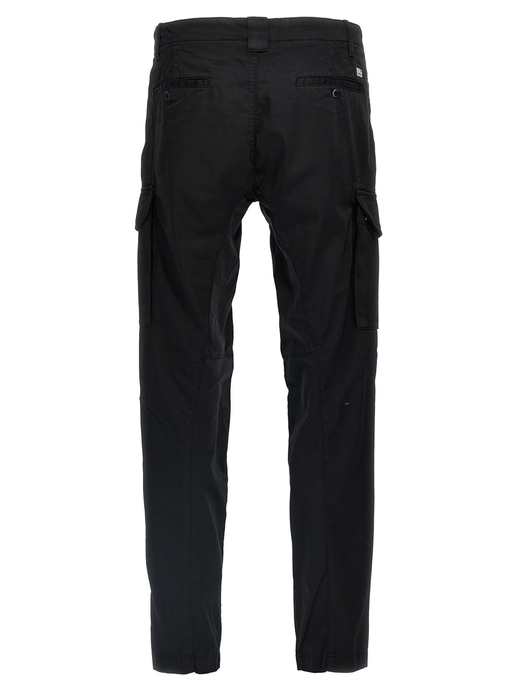 Black Cotton Cargo Pants