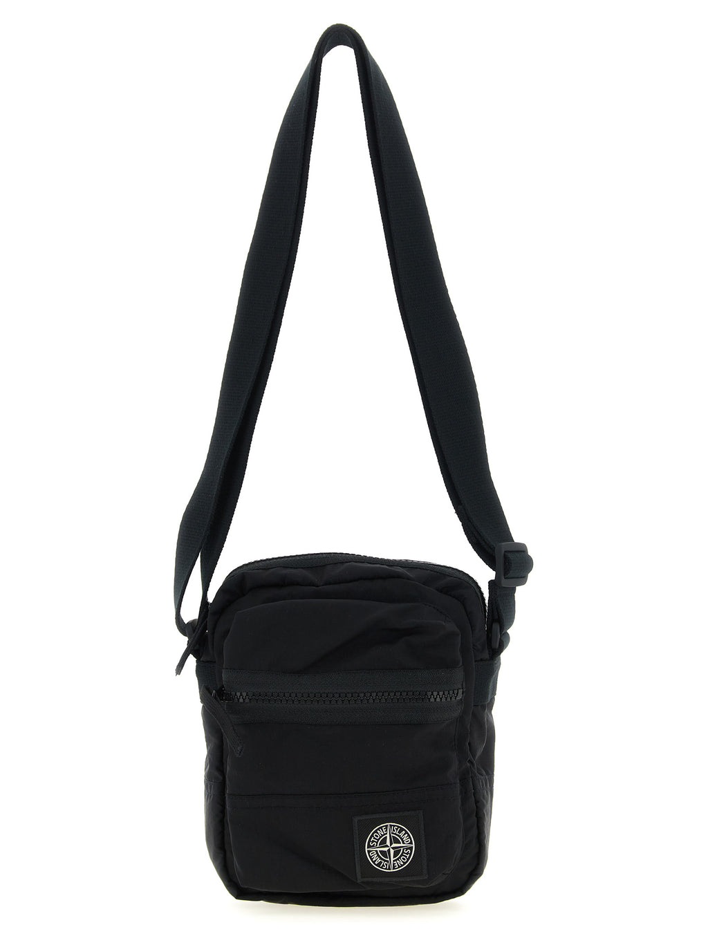 Black Polyamide Crossbody Bag