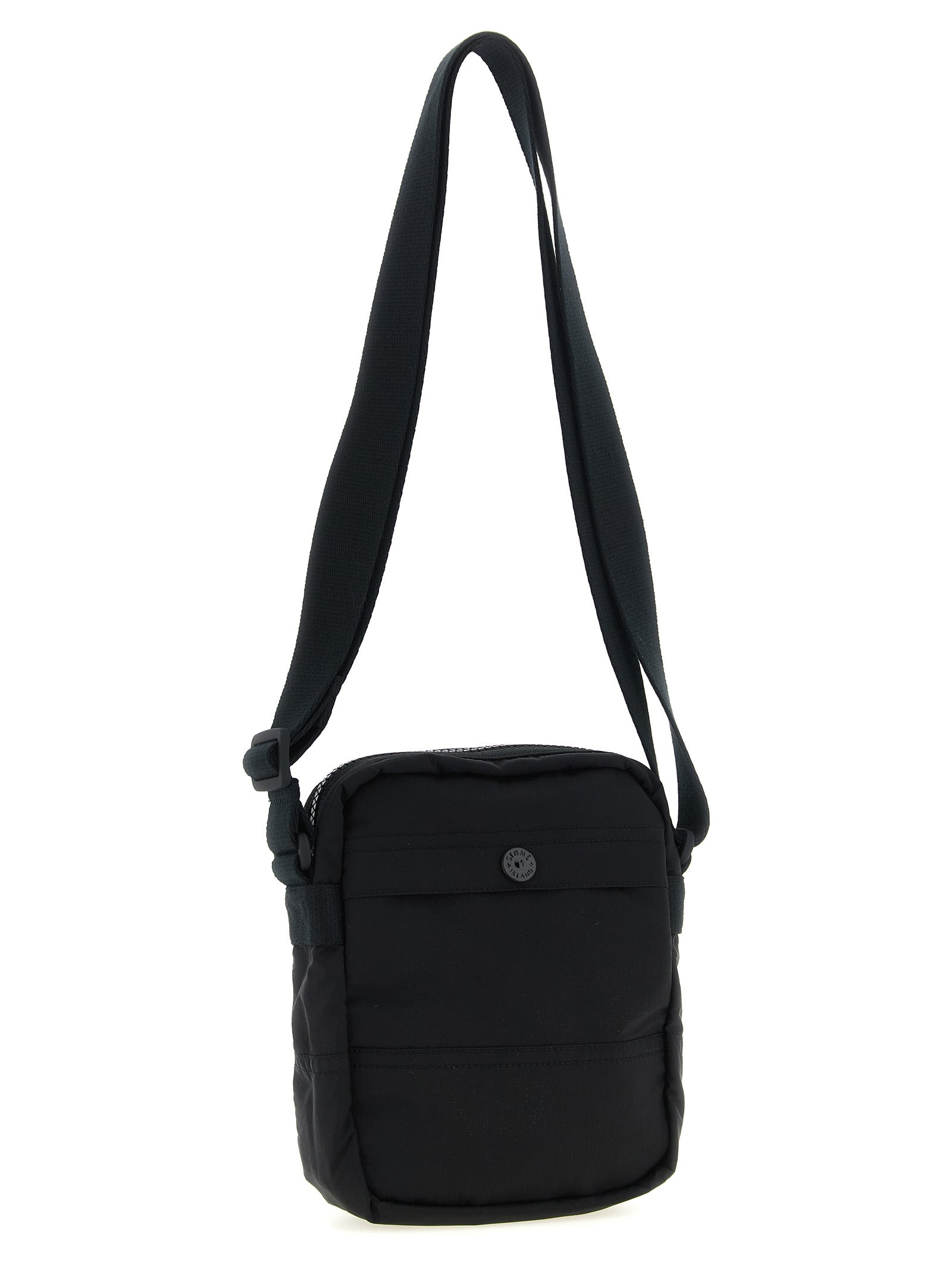 Black Polyamide Crossbody Bag