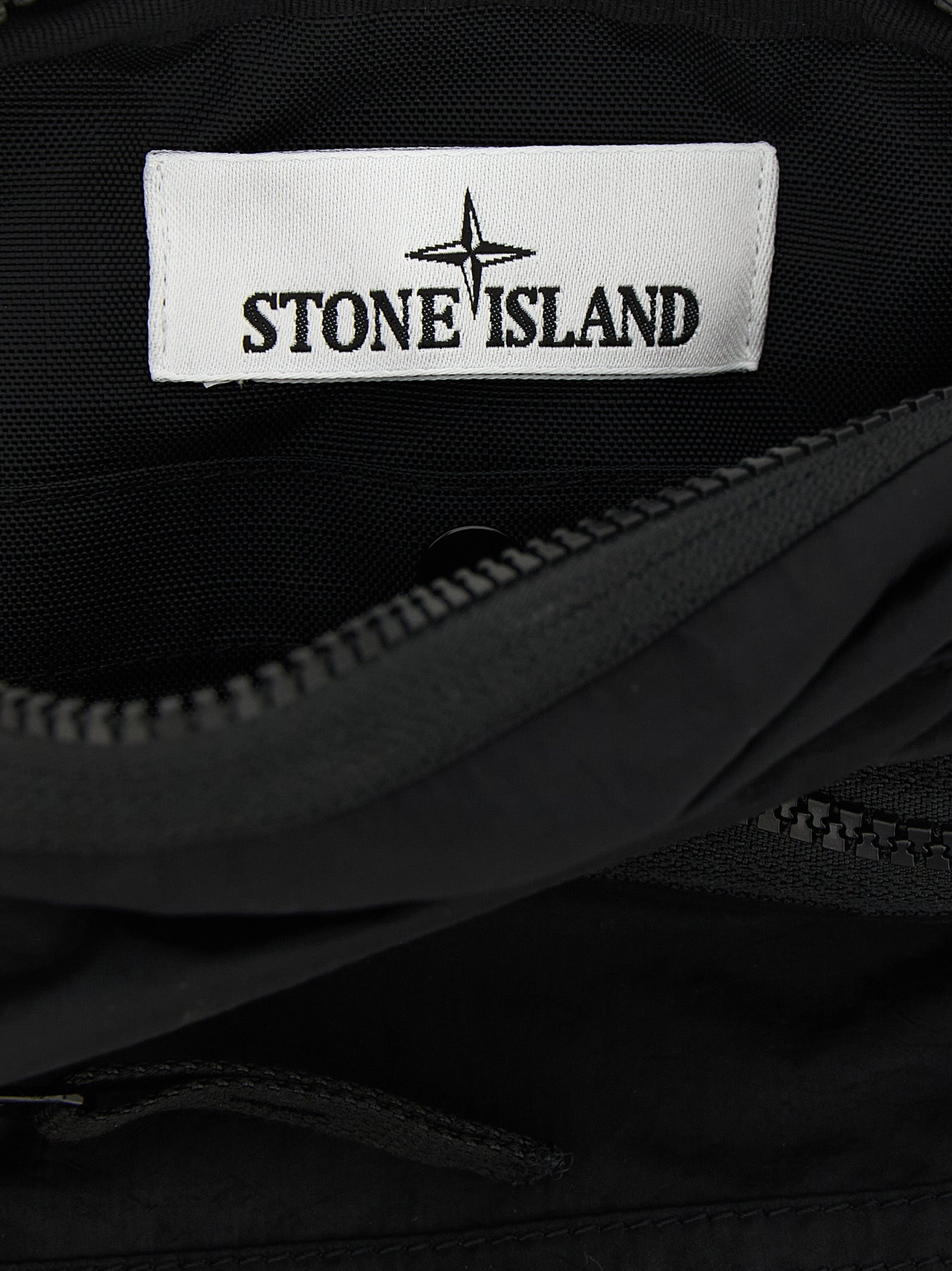 Black Polyamide Crossbody Bag