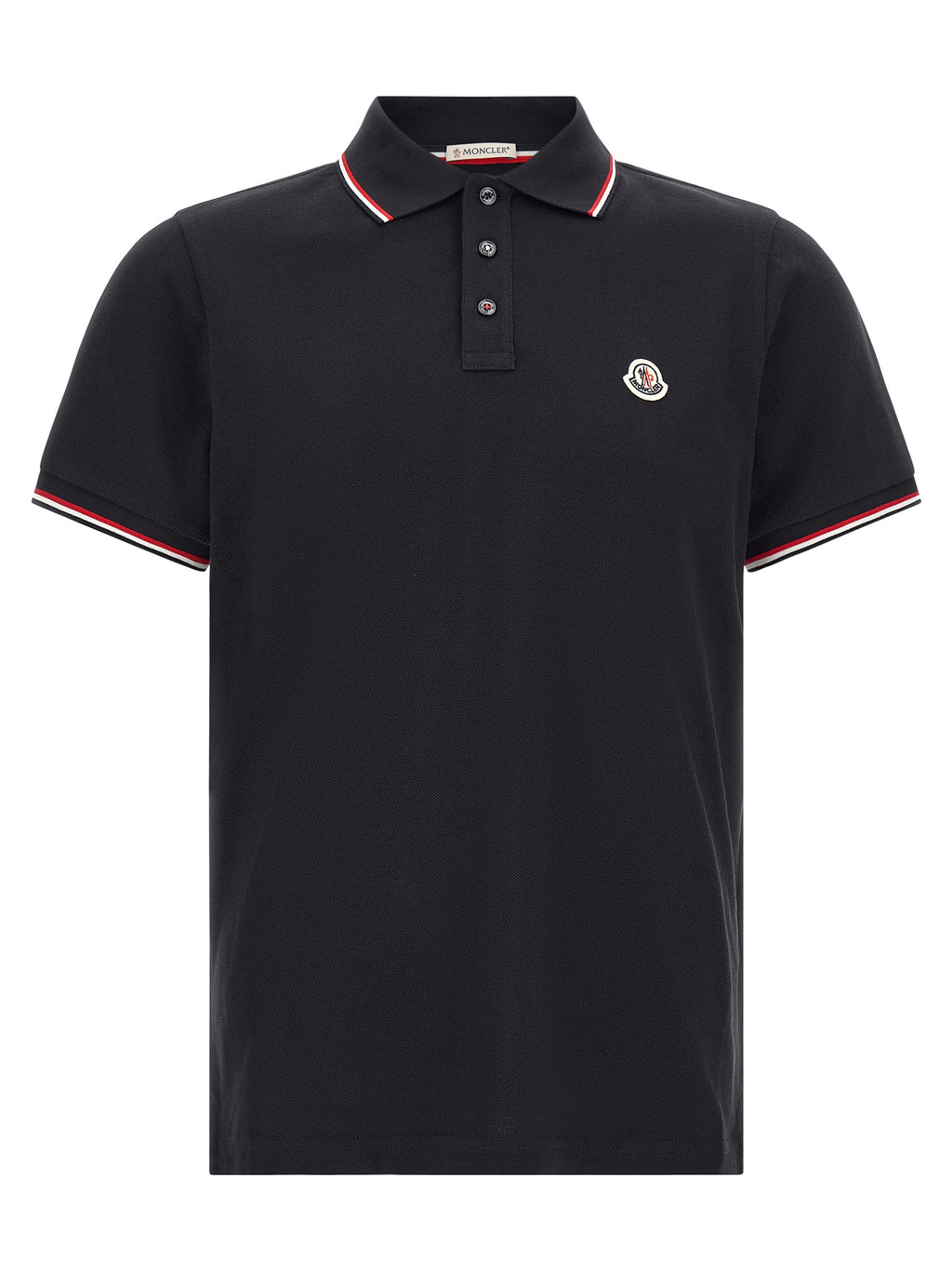 Blue Cotton Polo Shirt