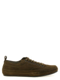 Bicolor Leather Low Top Sneakers