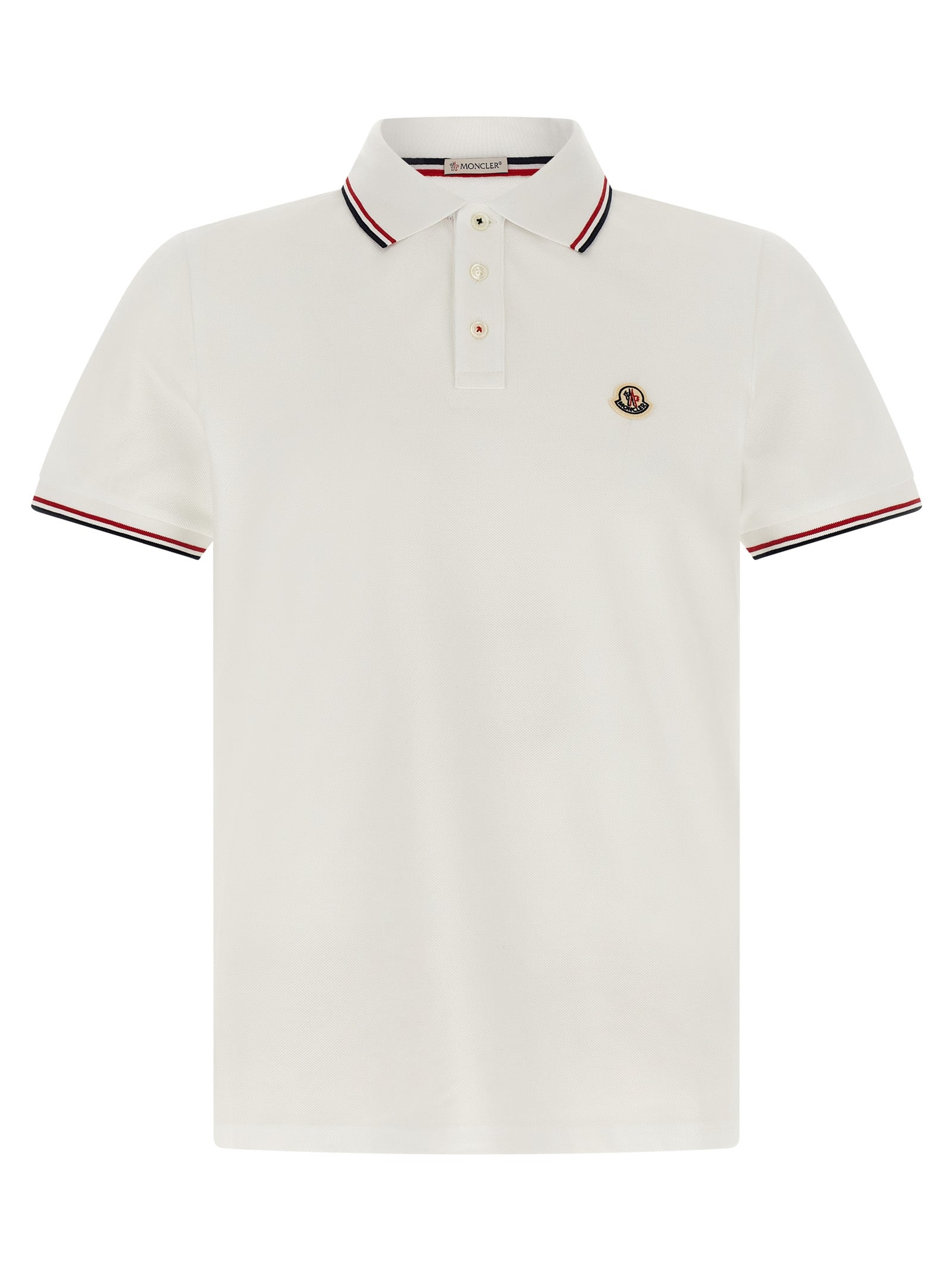 White Cotton Polo Shirt