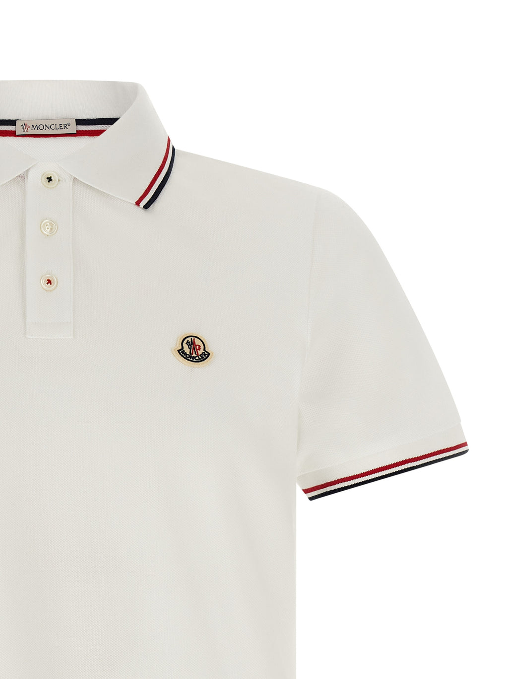 White Cotton Polo Shirt
