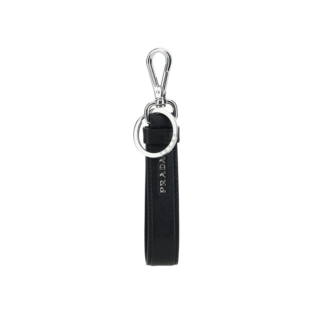 Black Stainless Steel Keychain