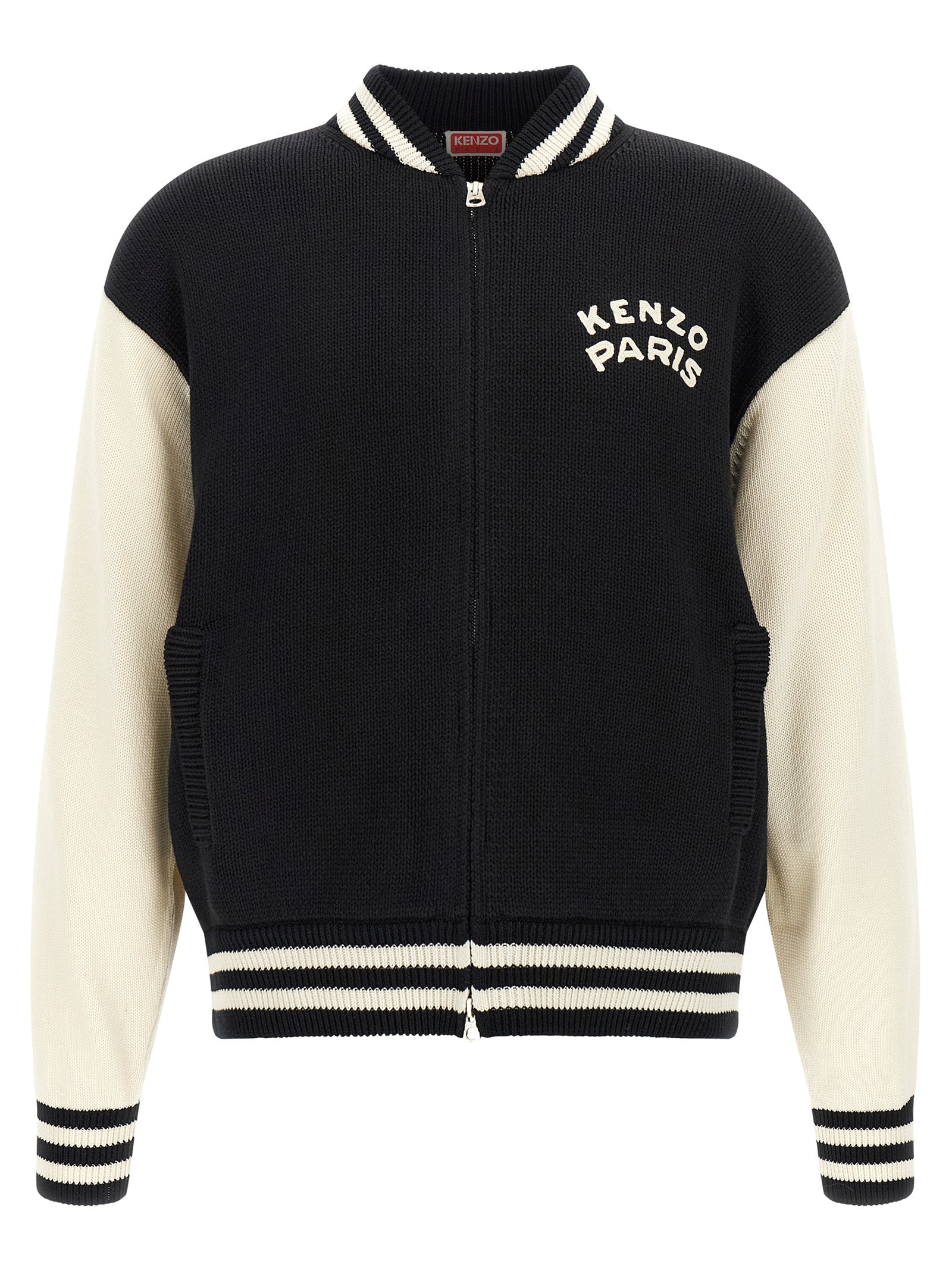 Bicolor Cotton Cardigan