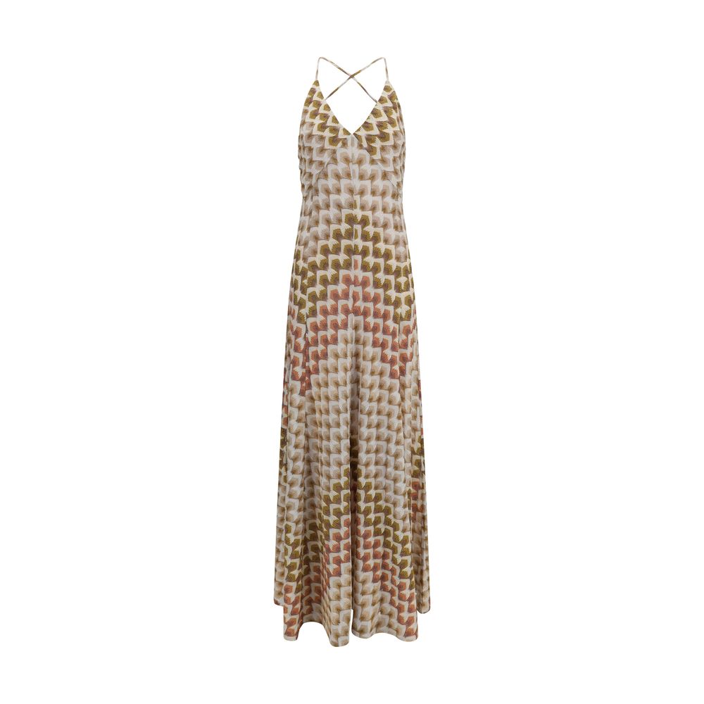 Multicolor Viscose Casual Dress