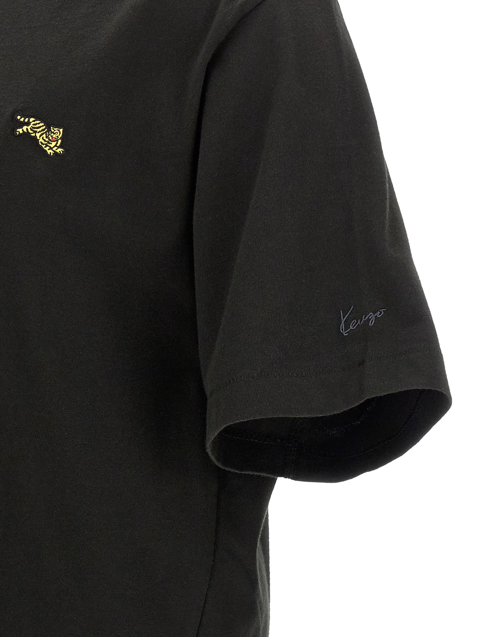 Black Cotton T-Shirt