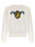 White Viscose Sweatshirt