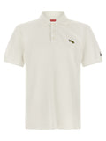 White Cotton Polo Shirt