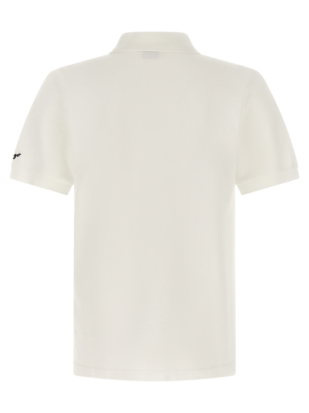 White Cotton Polo Shirt