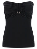 Black Nylon Tank Tops