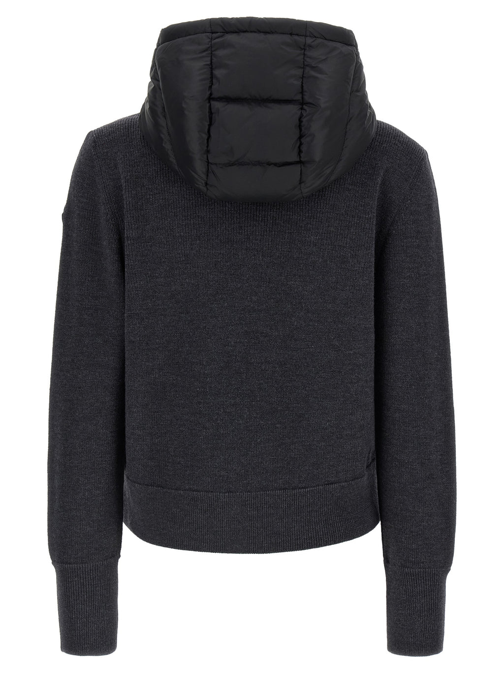 Gray Polyamide Cardigan