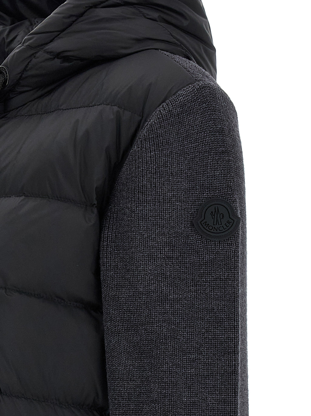 Gray Polyamide Cardigan
