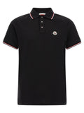 Black Cotton Polo Shirt