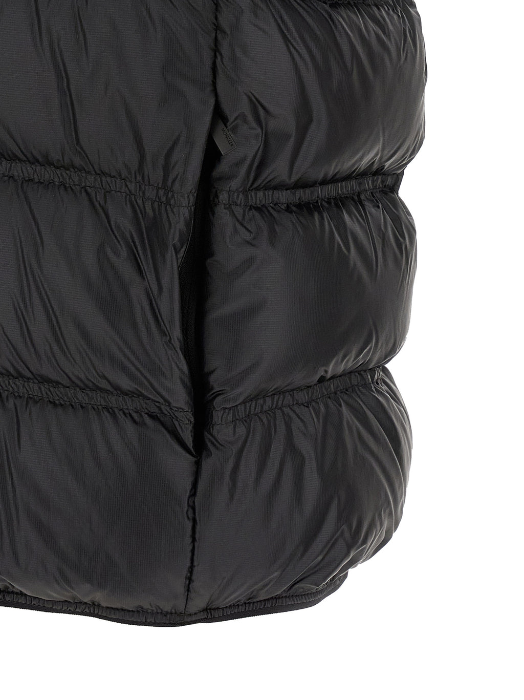 Black Polyamide Sleeveless Jacket