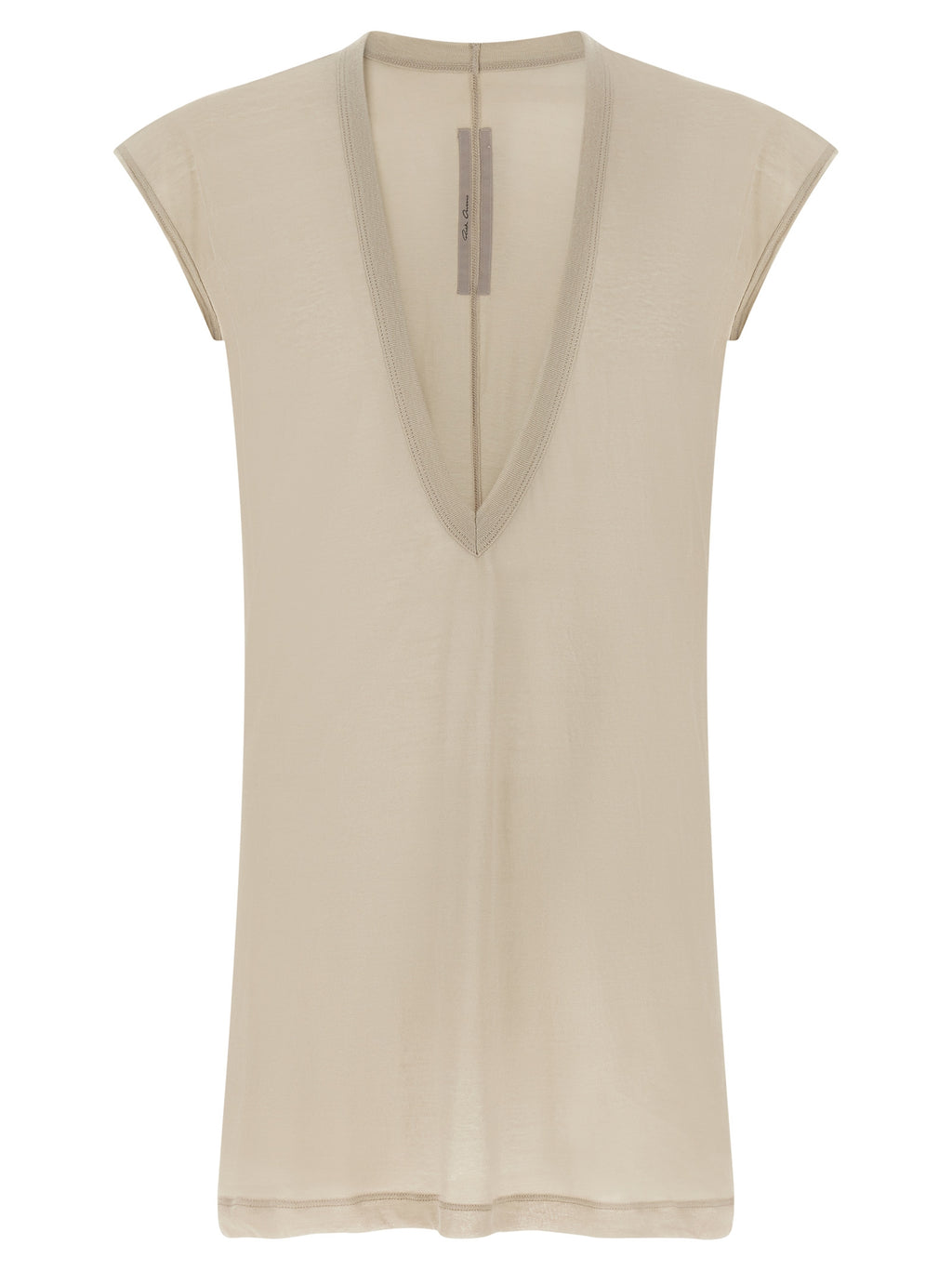 Beige Cotton T-Shirt