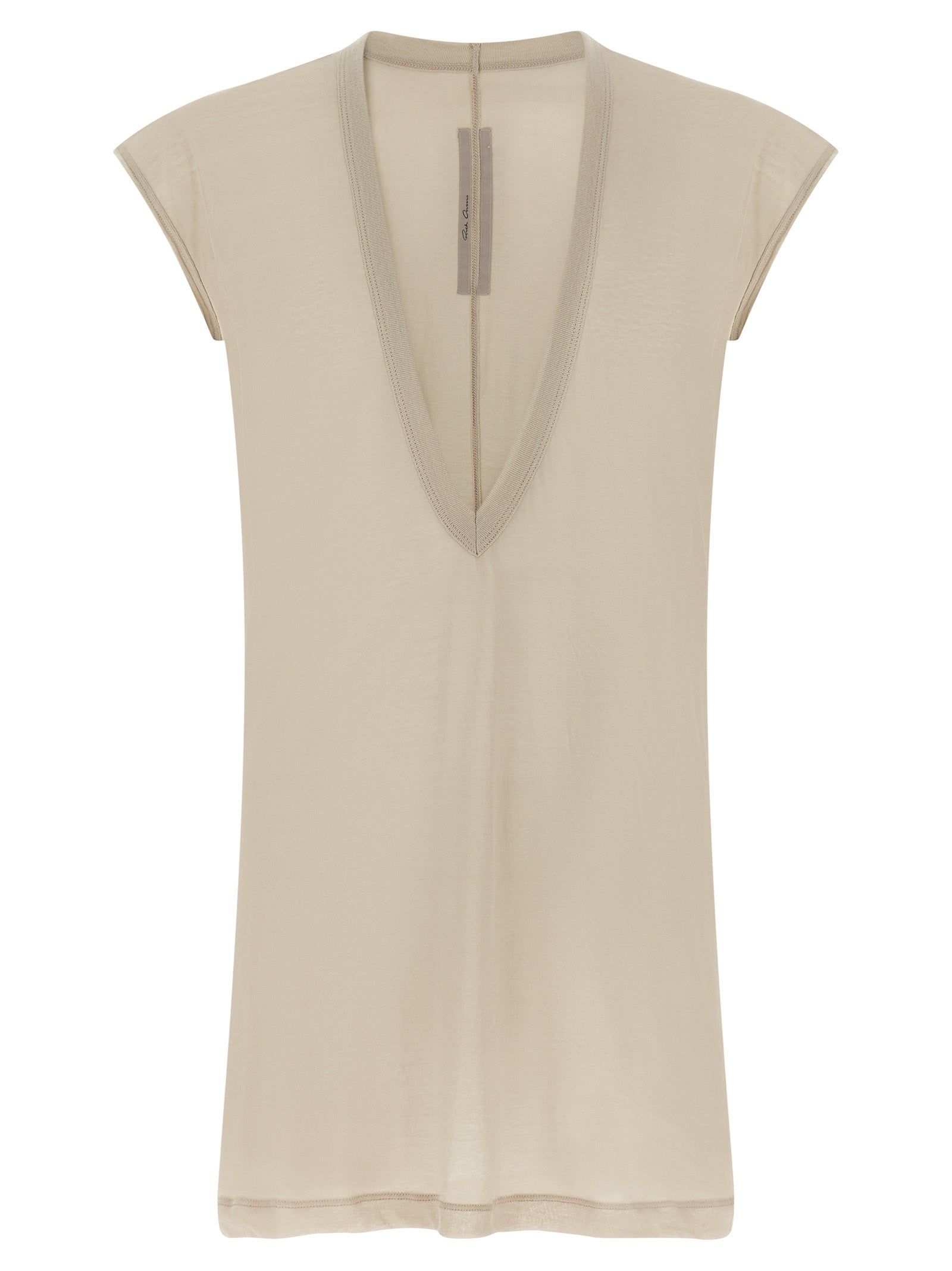 Beige Cotton T-Shirt