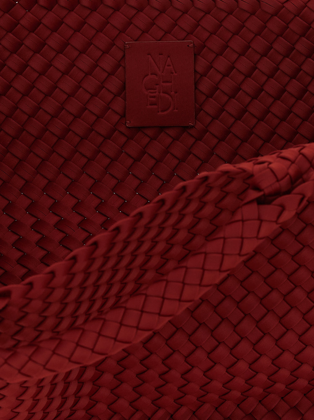 Red Nylon Handbag