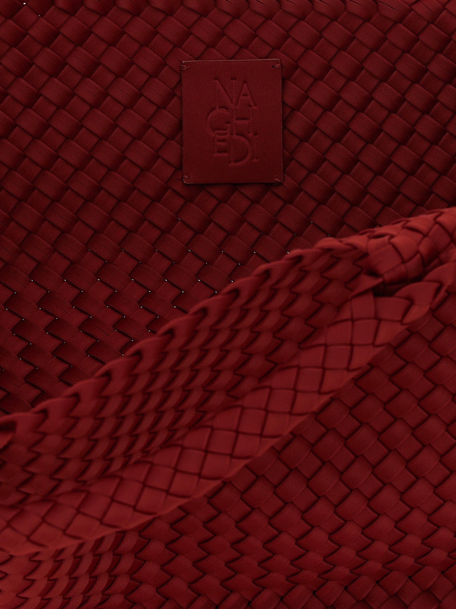 Red Nylon Handbag