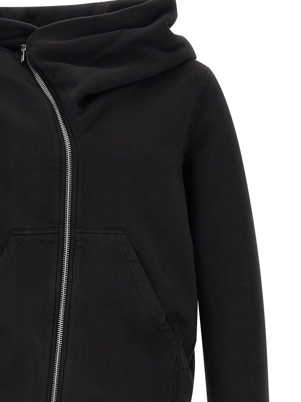 Black Cotton Sweatshirt