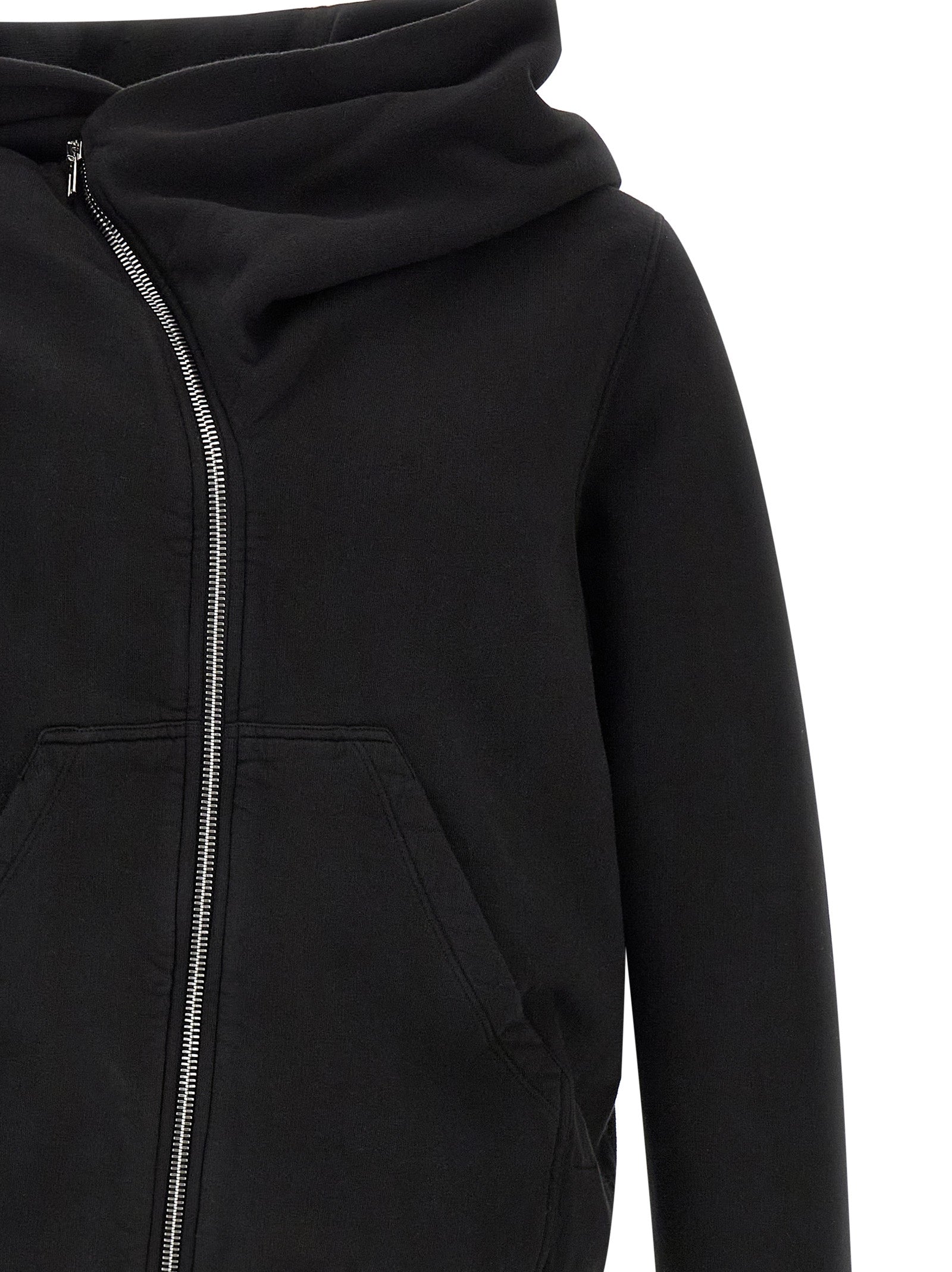 Black Cotton Sweatshirt