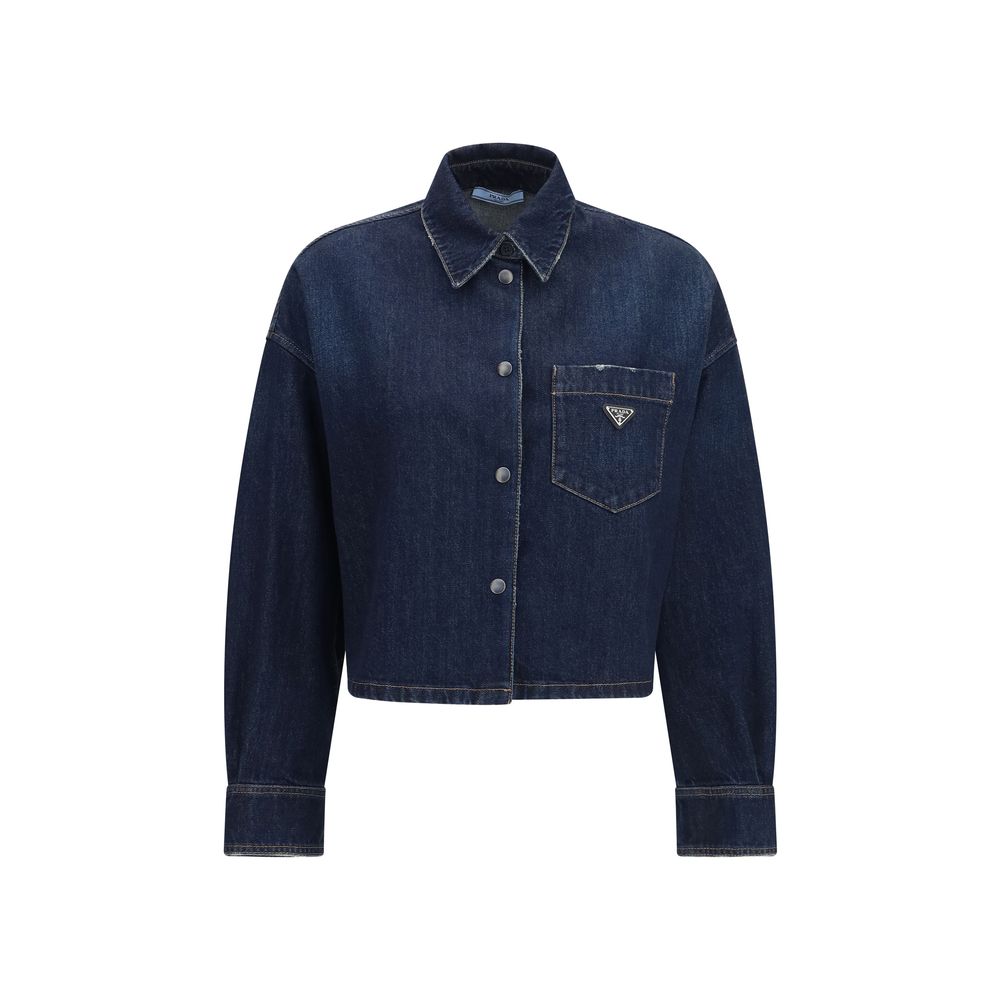 Blue Cotton Denim Jacket