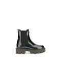 Black Calf Leather Bos Taurus Chelsea Boots