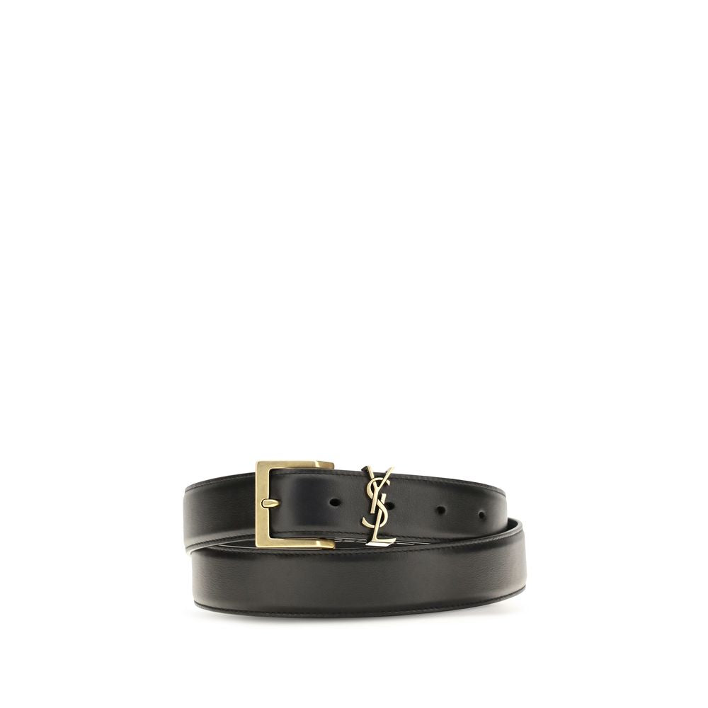 Black Calf Leather Bos Taurus Regular Belt