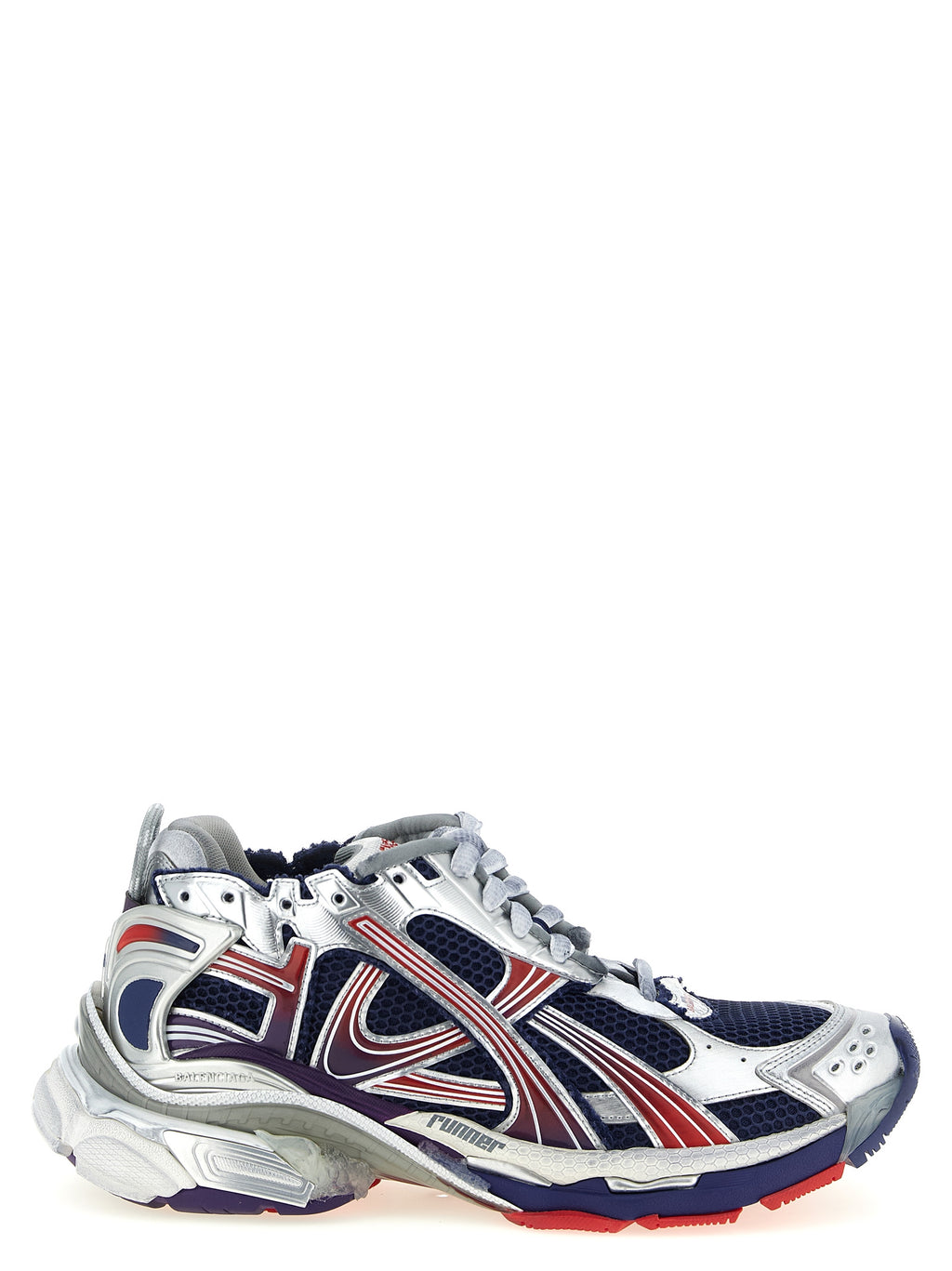 Multicolor Polyethylene Athletic Sneakers