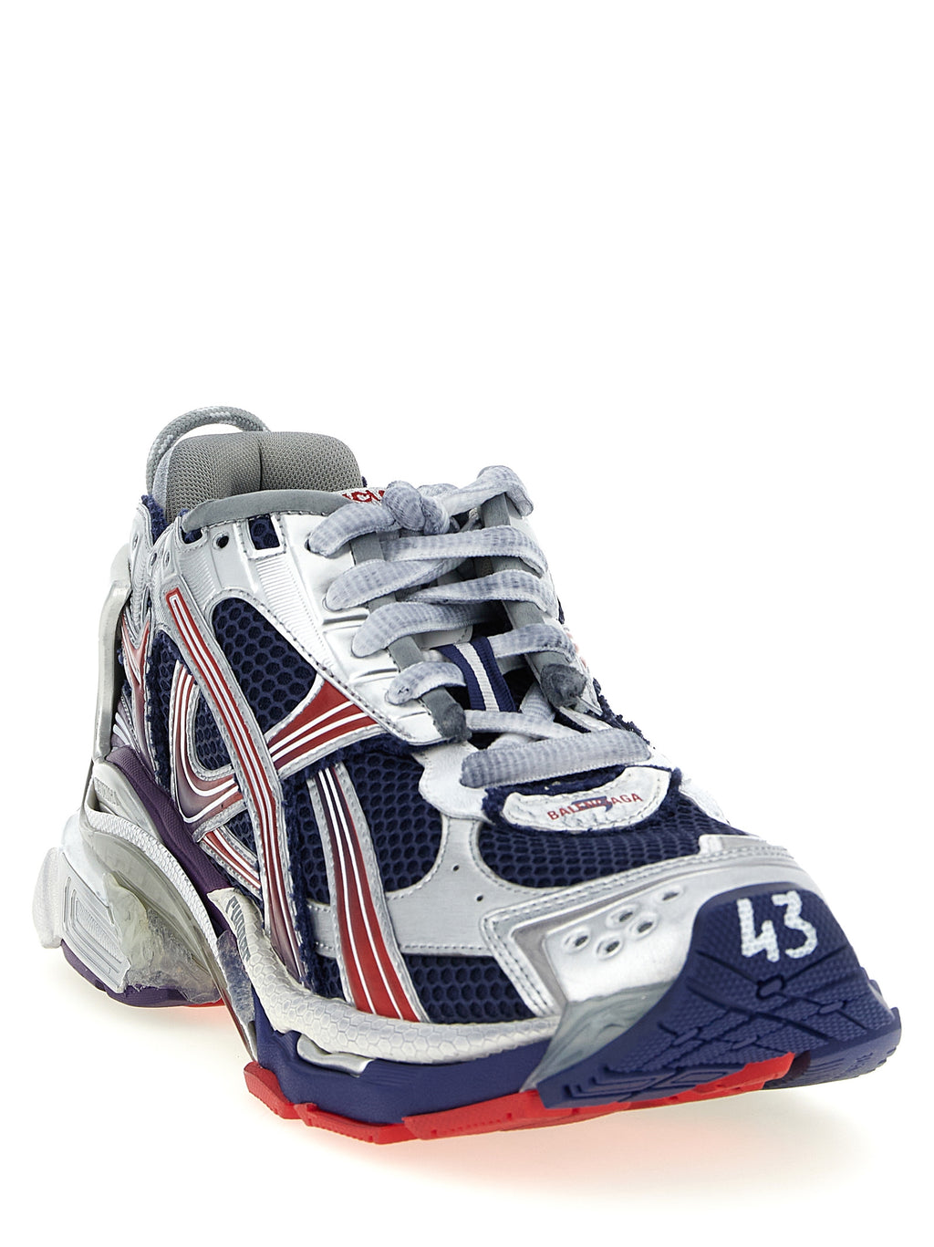 Multicolor Polyethylene Athletic Sneakers