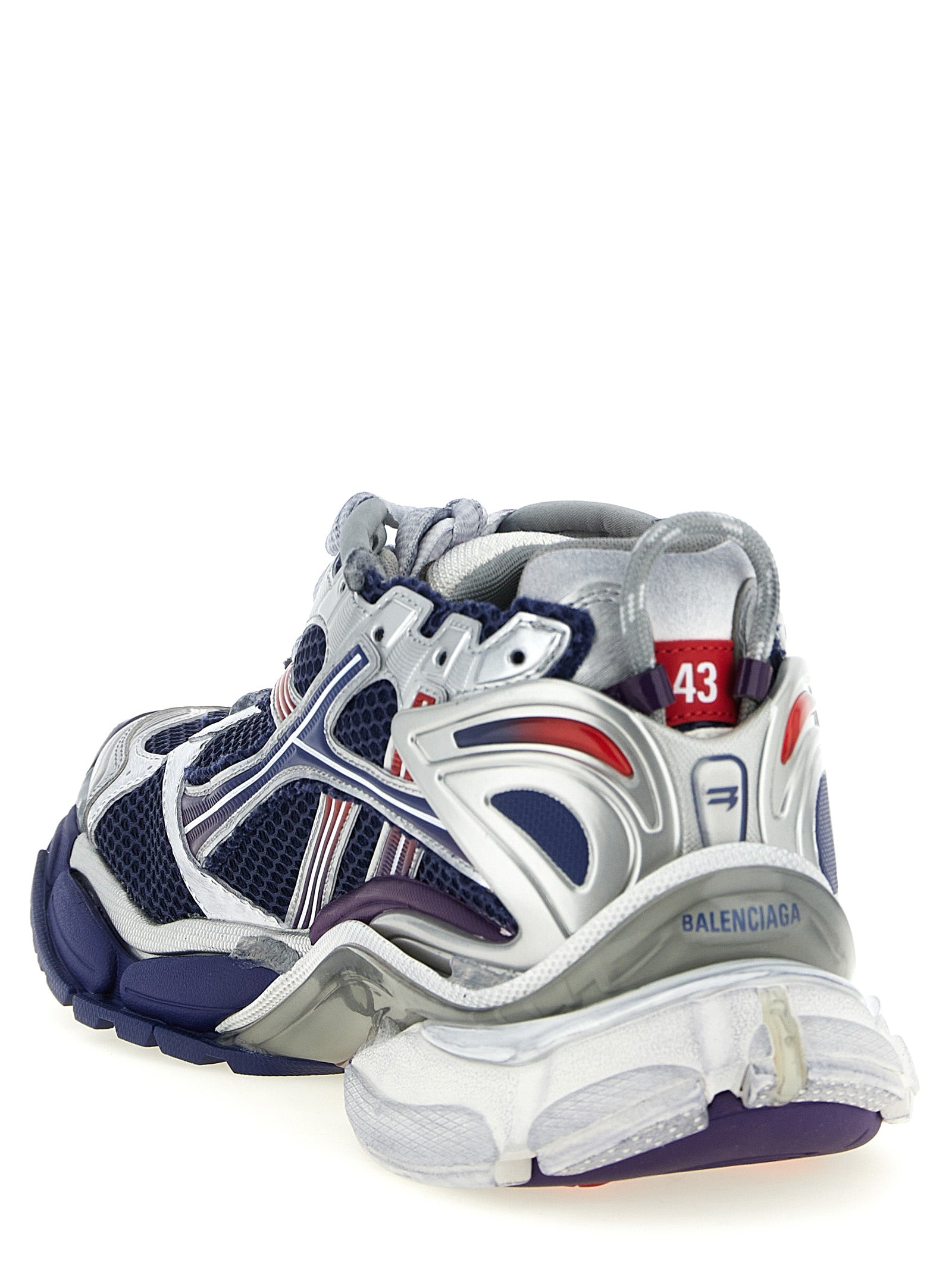 Multicolor Polyethylene Athletic Sneakers