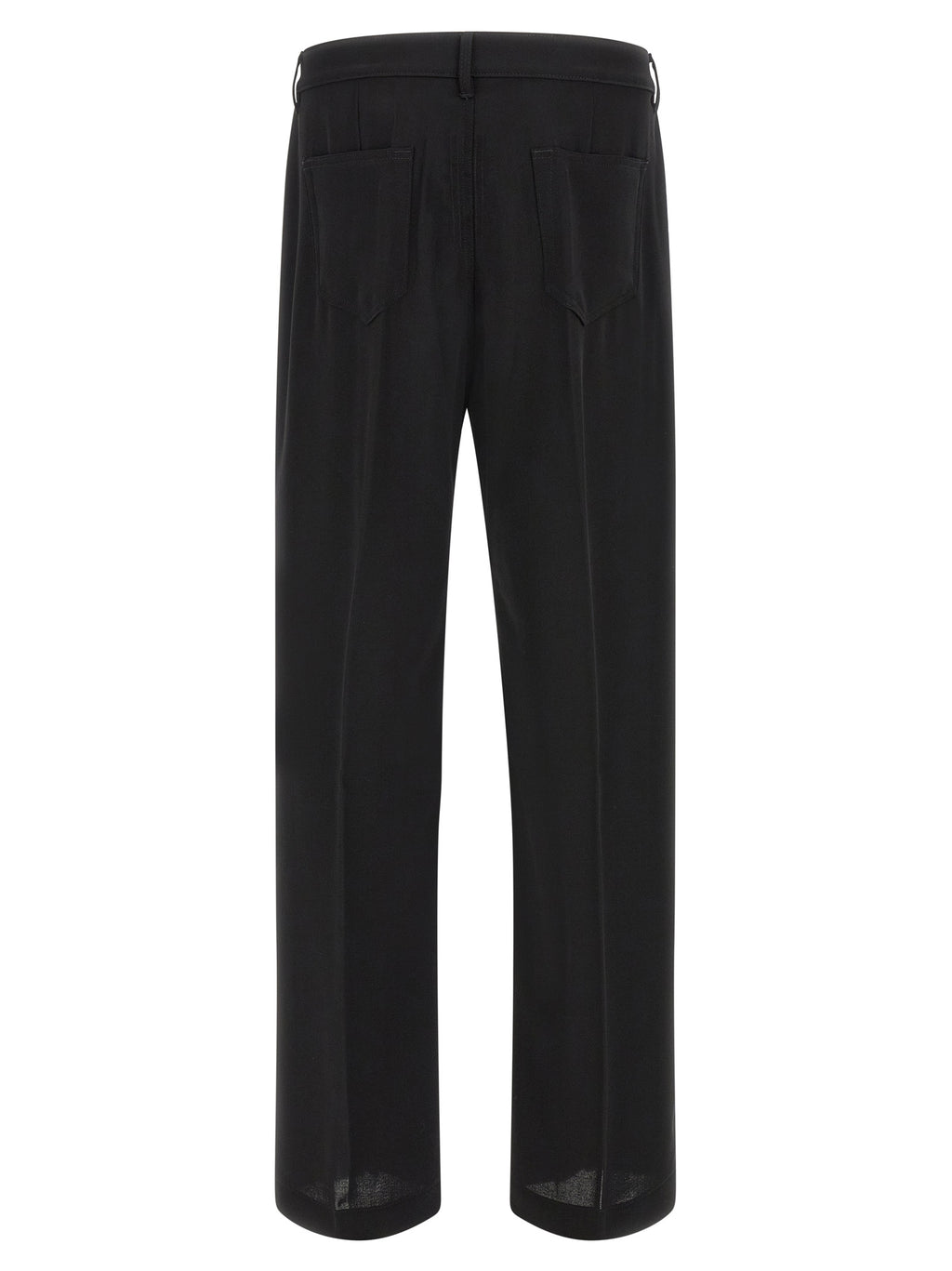 Black Cotton Relaxed Fit Jeans