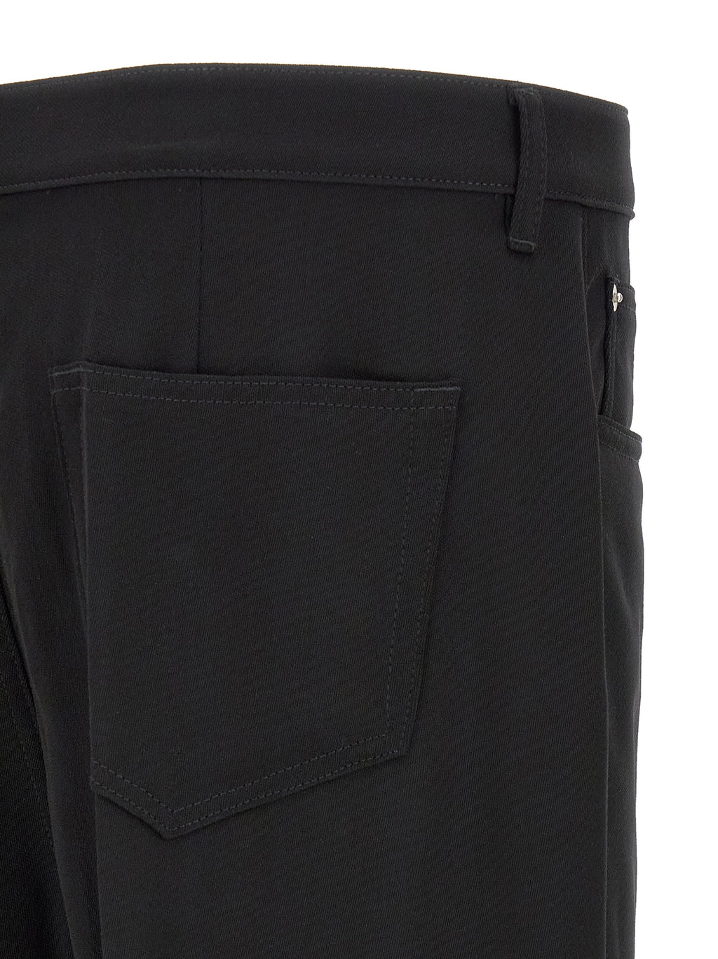 Black Cotton Relaxed Fit Jeans