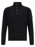 Black Virgin Wool Cardigan