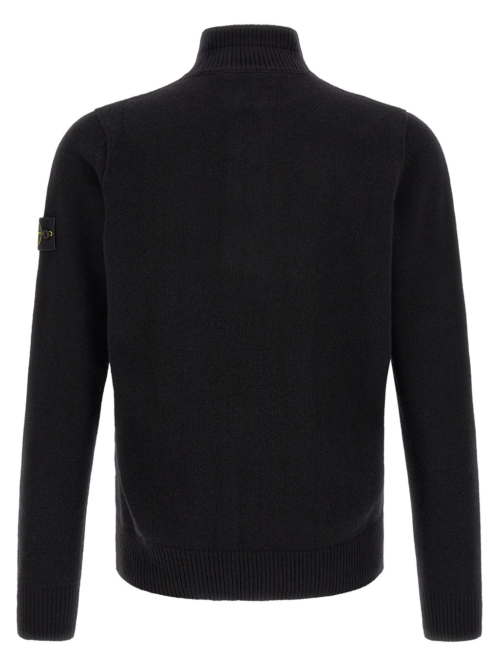 Black Virgin Wool Cardigan