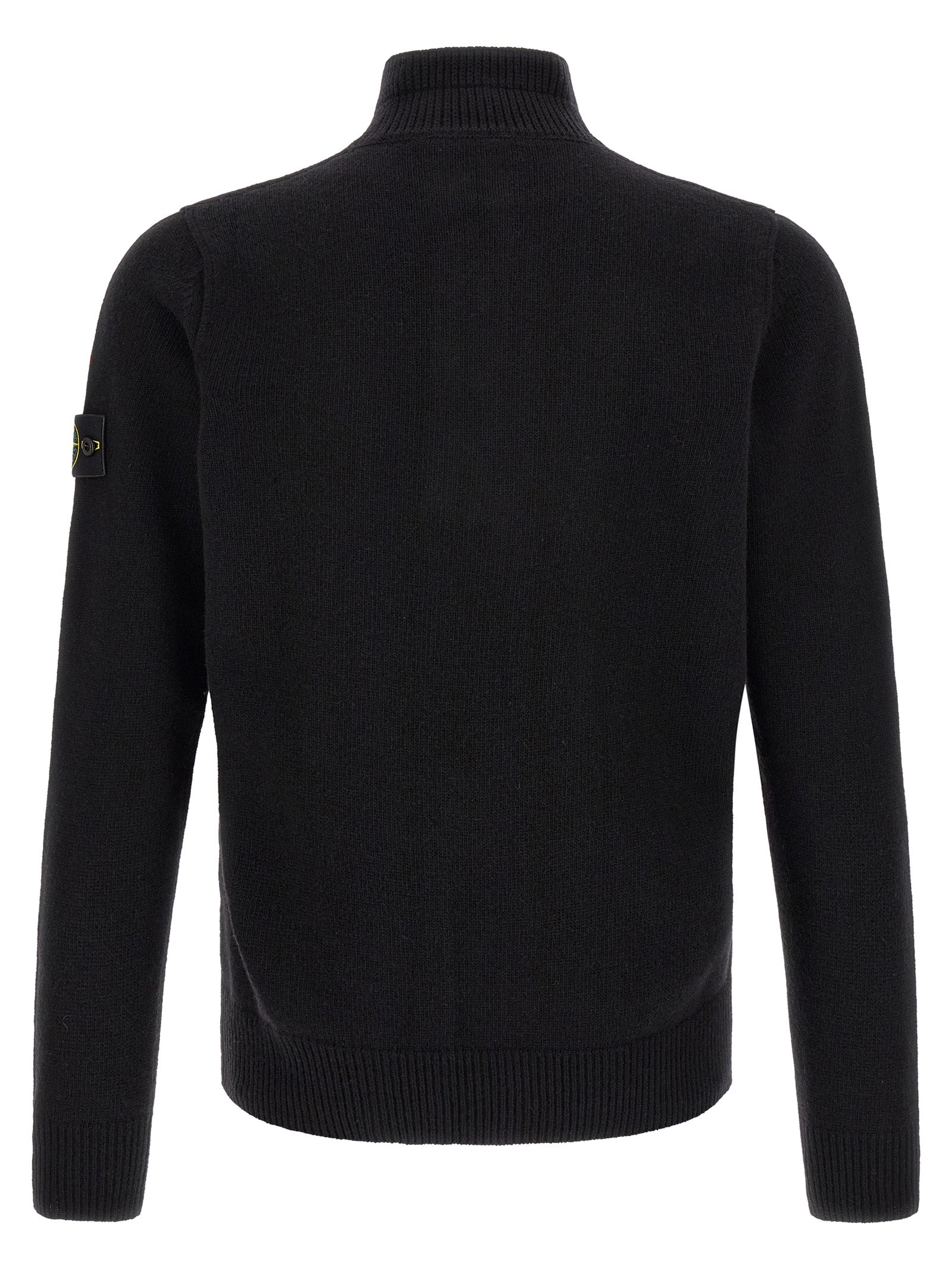 Black Virgin Wool Cardigan
