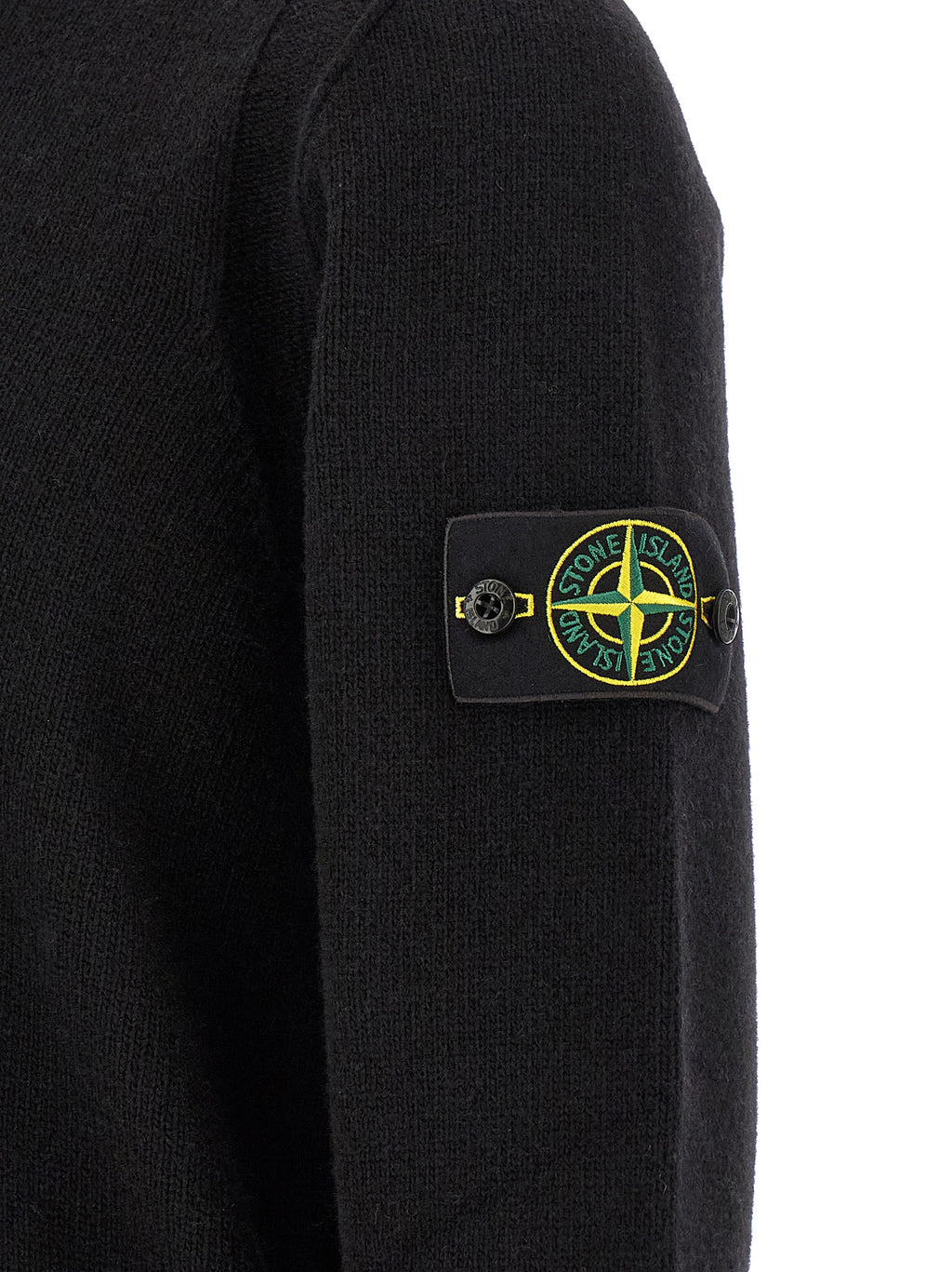 Black Virgin Wool Cardigan
