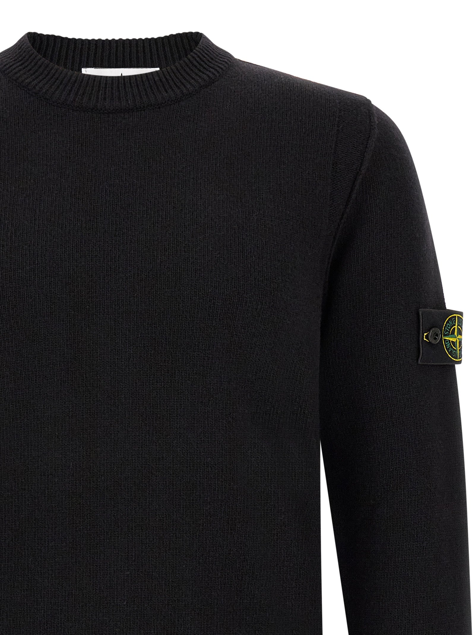 Black Virgin Wool Cardigan
