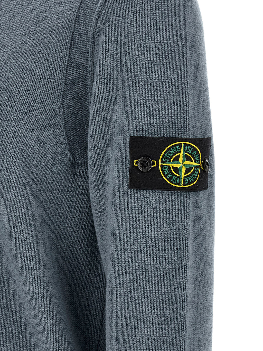 Blue Virgin Wool Cardigan