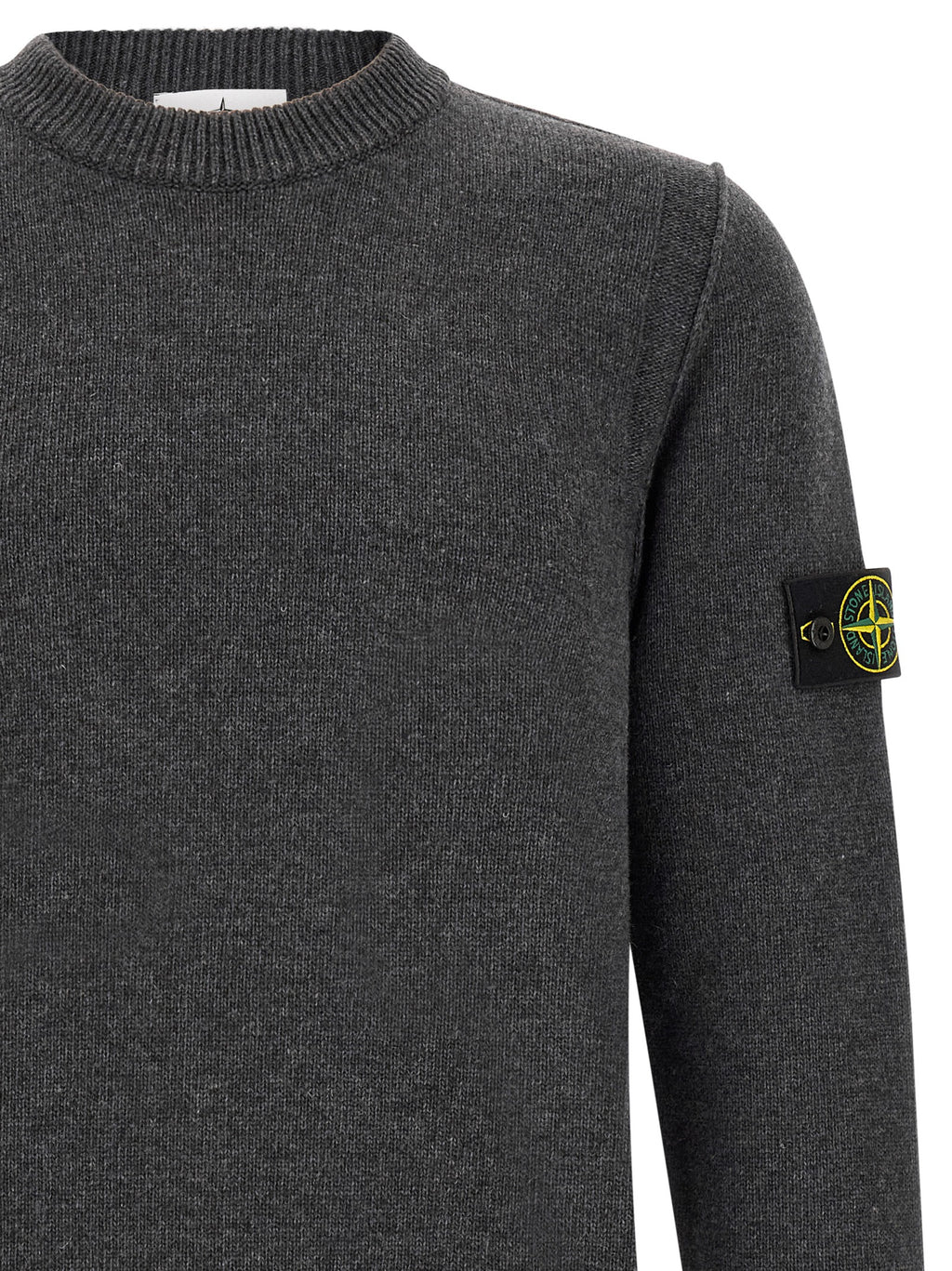Gray Virgin Wool Cardigan