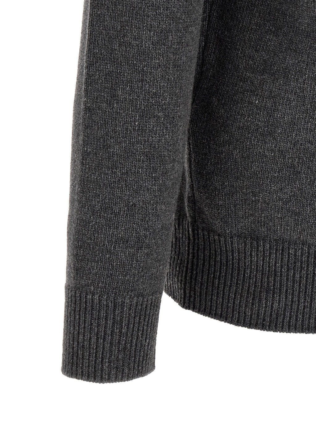 Gray Virgin Wool Cardigan